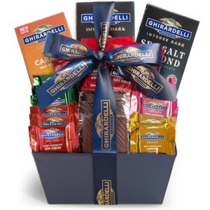 A Gift Inside Ghirardelli Chocolate Tasting Sampler Gift Basket