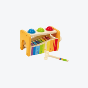 Hape Pound & Tap Bench with Slide Out Xylophone