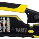 Klein Tools VDV226-110 Ratcheting Modular Data Cable Crimper / Wire Stripper