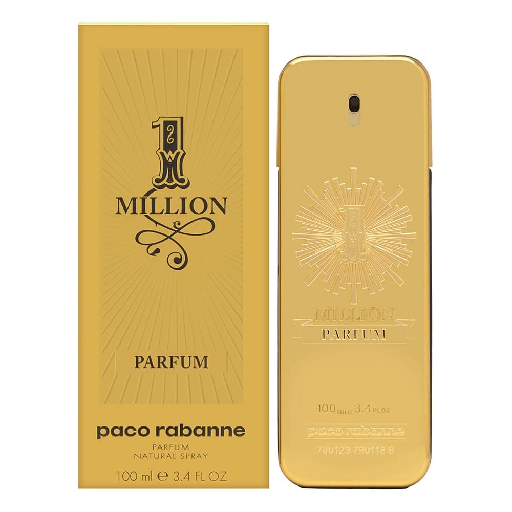 Version 1.0.0 Paco Rabanne 1 Million Parfum Men Parfum Spray 3.4 oz - Image 1