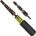 Klein Tools 80192 Impact-Rated Metric and SAE Socket Set, 7-in-1 and 6-in-1 Flip