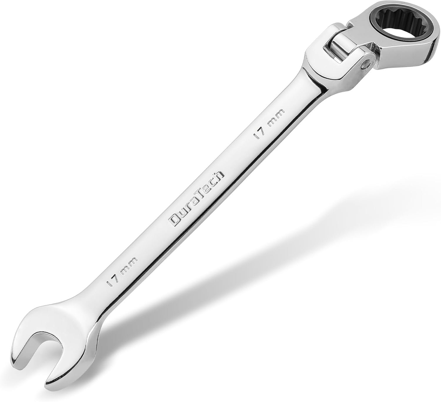 612YDccuDKL._AC_SL1500_.jpg DURATECH Flex-Head Ratcheting Wrench Set, Combination Wrench Set, 72 Tooth, Metric, 12-piece, Size Covers 8-19mm, CR-V Steel, with Rolling Pouch - Image 1