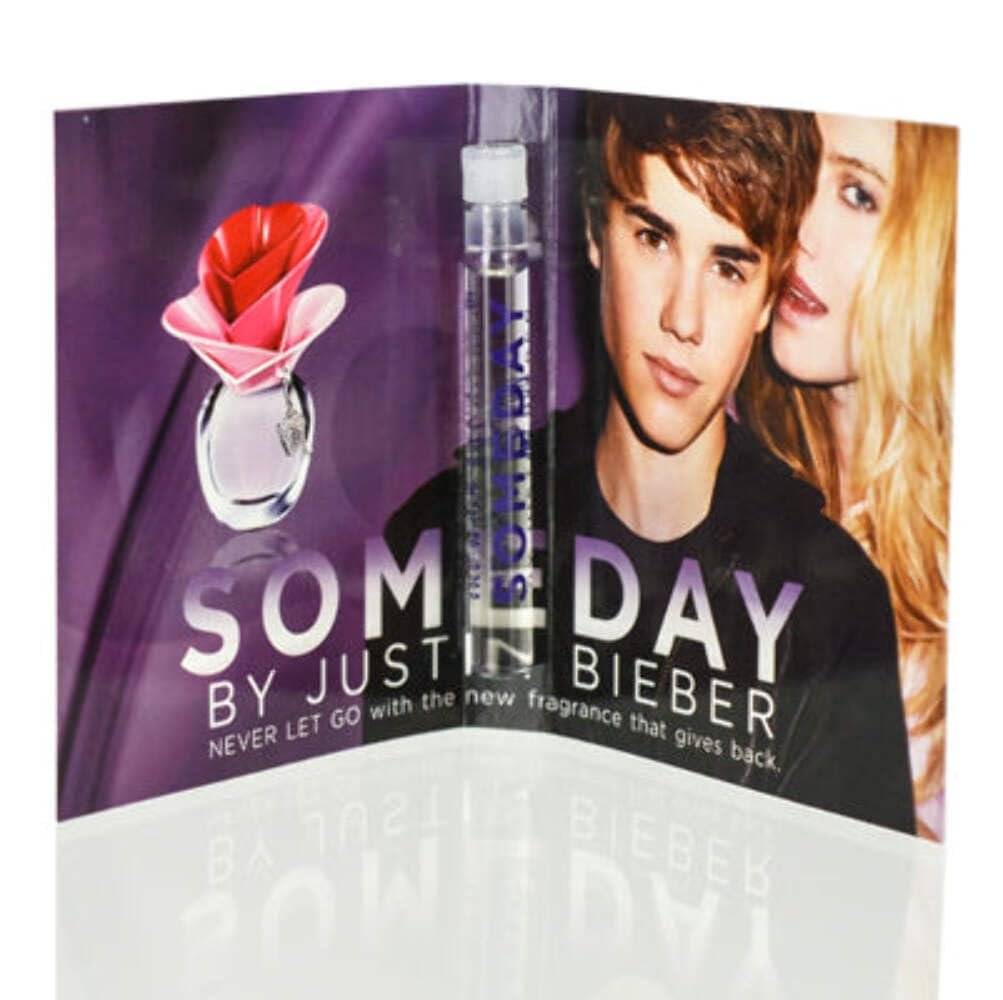 Version 1.0.0 Justin Bieber Someday Eau De Parfum Vial On Card - Image 1