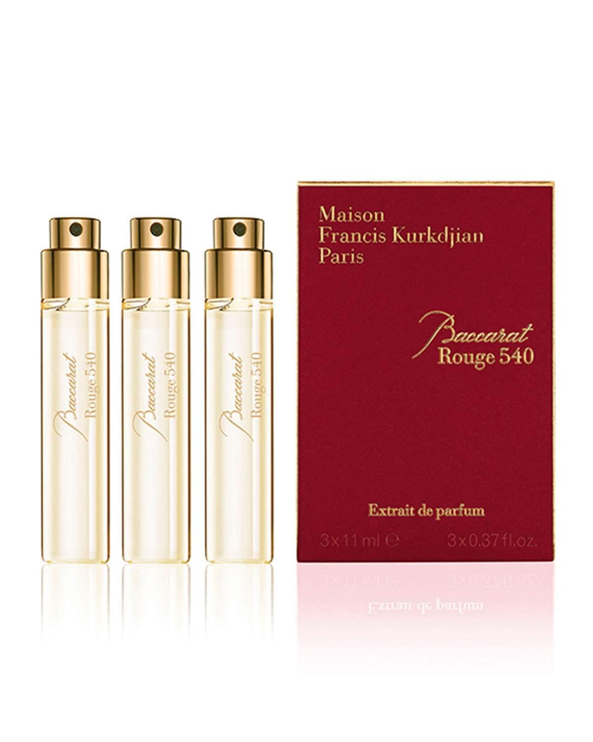 Version 1.0.0 Maison Francis Kurkdjian MFK Baccarat Rouge 540 Extrait, 0.37 Fl Oz, Set of 3 - Image 1