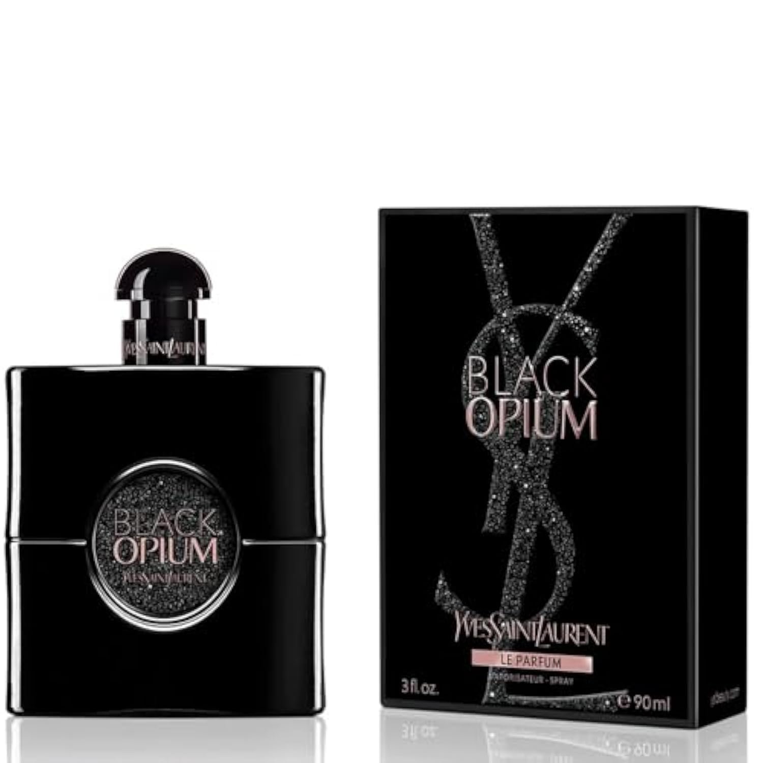 61LUTuqrOkL._SL1500_.jpg YVES SAINT LAURENT Black Opium Le Parfum Spray for Women, 3.0 Ounce - Image 1
