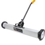 NEIKO 53418A 36-Inch Magnetic Pickup Sweeper with Wheels, Adjustable Handle