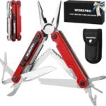 WORKPRO 18-in-1 Multi Tool Pliers, Gifts for Dad, Stainless Steel EDC Multitool
