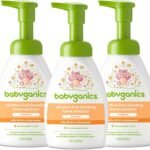 Babyganics Alcohol-Free Foaming Hand Sanitizer, Pump Bottle, Mandarin, 8.45 oz, 3 Pack