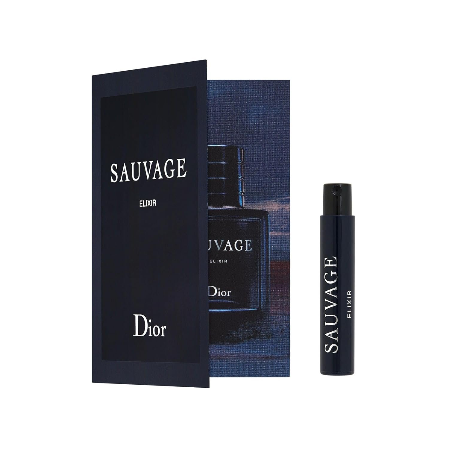 71IVYA-Sm6L._SL1500_.jpg Dior Sauvage Elixir 0.03 Fl Oz / 1 mL Deluxe Travel Size Vial Lot Of 2 0.06 - Image 1