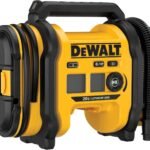 DEWALT Tire Inflator Portable Air Compressor 20V MAX, Air Pump with Automatic Shut Off, LED Light, Tool Only DCC020IB