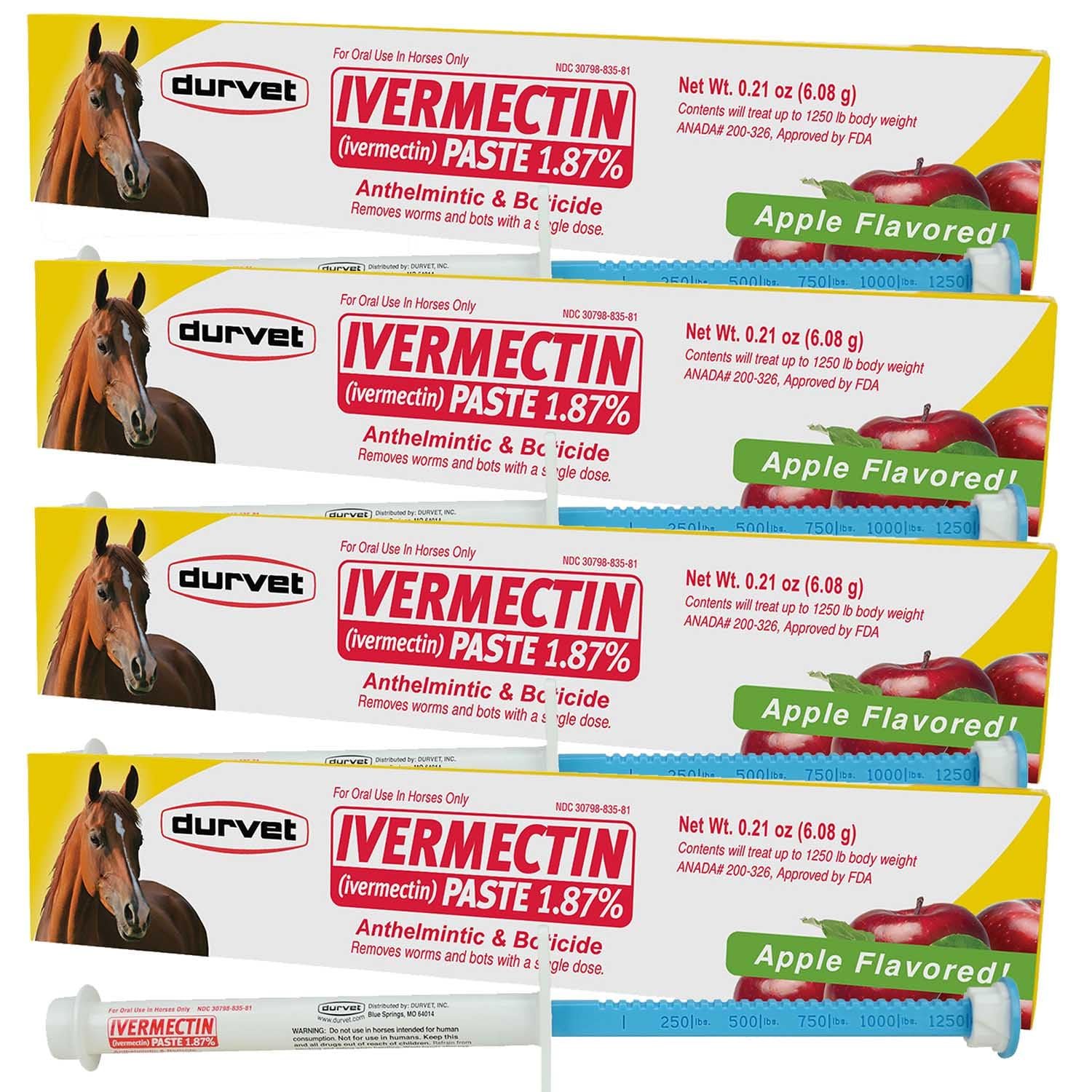 Version 1.0.0 Durvet Ivermectin 4-Pack - Image 1