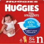 Huggies Size Newborn Diapers, Little Snugglers Baby Diapers,