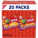 RITZ Bits Cheese and RITZ Bits Peanut Butter Sandwich Crackers Variety Pack,
