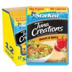 StarKist Tuna Creations Sweet and Spicy, 2.6 oz Pouch 12 Pack Ready to Eat Wil