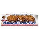 Little Debbie Oatmeal Crème Pies, 12 Individually Wrapped Sandwich Cookies,
