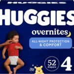 Huggies Size 7 Overnites Baby Diapers: Overnight Diapers, Size 7 41+ lbs,