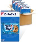 CHIPS AHOY! Original Chocolate Chip Cookies, 40 Snack Packs 4 Cookies Per Pack, 4 Boxes
