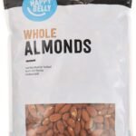 Amazon Brand - Happy Belly Whole Raw Almonds, 48 ounce Pack of 1
