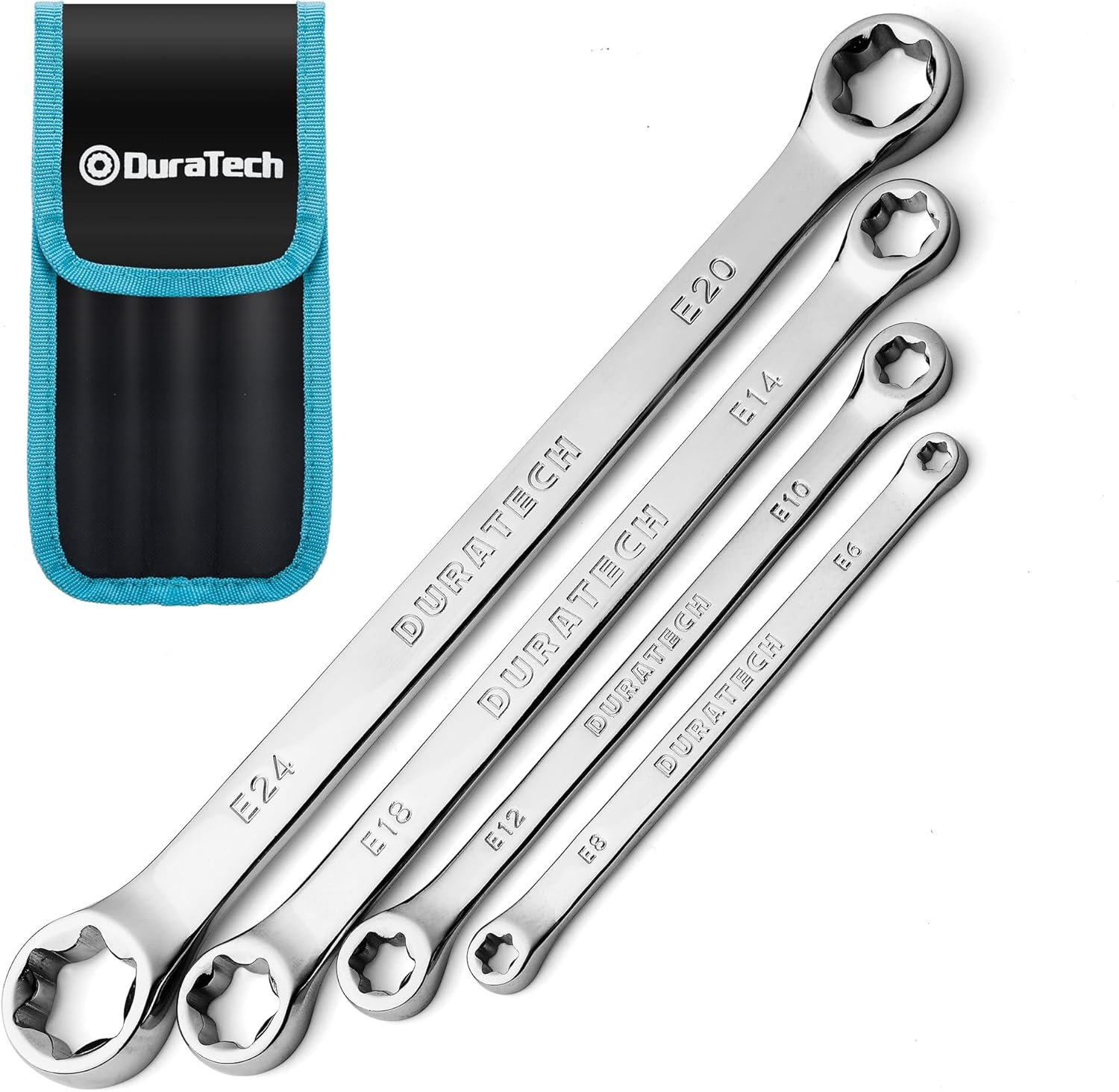 81ps5gJHGoL._AC_SL1500_.jpg DURATECH 4-Piece E-Torx Wrench Set, Double Box End Wrench Set, CR-V Steel, - Image 1