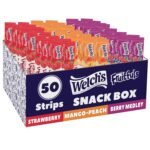 Welch's Absolute Fruitfuls Fruit Strips, Tasty Dried Fruit Snacks for School