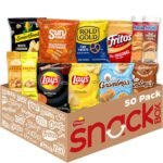 Frito Lay Sweet & Salty Snacks, Variety Mix of Cookies, Crackers, Chips & Nuts, Pack of 50