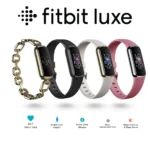 Fitbit Luxe Fitness Tracker AMOLED Screen 24/7 Heart Rate Monitor Sleep SpO2 Stress Tracker Waterproof Smart Bracelet
