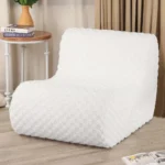 Bean Bag Chairs for Adults, Comfy Floor Sofa with Memory Foam, Giant Bean Bag Couch for Living Room Bedroom Dorm Office, Cream