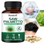 Saw Palmetto Capsules - Promotes Prostate Health, Urinary Tract Support, Reduces Hair Loss - Vegan
