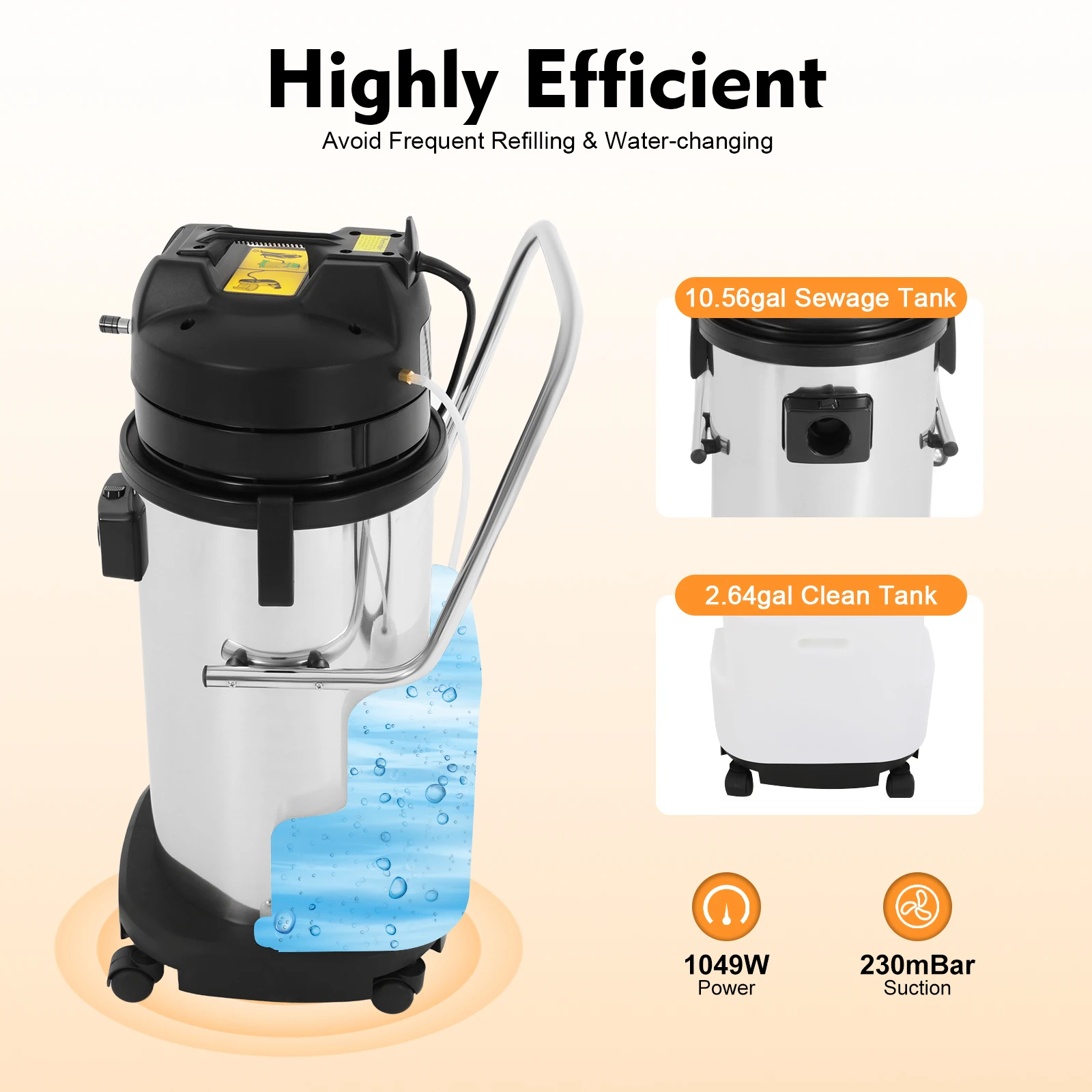 kf-S0dc3608f553d471f8fbd79084f55a71cM Carpet Cleaning Machine Carpet Vacuum Cleaner Floor Cleaning Machine Carpet Cleaner Extractor Cleaning Machine - Image 1