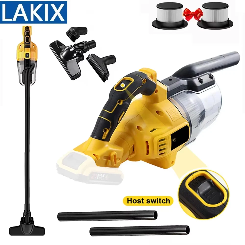 kf-S117dc616d1824ed9be1c1c811df11155d 5 in 1 Handheld Electric Vacuum Cleaner Powerful Motor Portable Hand Vacuum for Floor, Carpet for DeWalt battery (no battery)) - Image 1