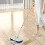 Cordless Mop Electric Mops Spin Mop Power Mop with 4 Pads for Hardwood Floor Cleaner Machine Floor Cleaning