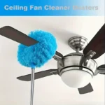 Chicken Feather Duster Fan Blade Dust Collector Extendable Cleaning Tool for Crevice Cleaning Antistatic Household Cleaning Tool
