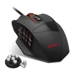 E-YOOSO X-39 Programmable Gaming Mouse, Wired RGB Mouse with 18 Buttons, 8 Removable Weights, 5 DPI, Ergonomic Grip for Computer
