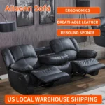 Power Loveseat Recliner Sofa Theater Seating Zero Gravity Console Electric Recliner RV Sofa with Storage Side Living Room