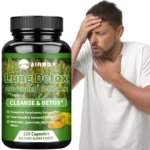 Lung Cleansing and Detoxification Supplement - Respiratory Health and Boosts Immunity - 120 Capsules