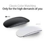 Rechargeable Bluetooth Mouse Magic 3 for MacBook Air/Pro & Win, Ergonomic Multi-Touch BT5.0 Wireless Slim Rechargeable Mouse