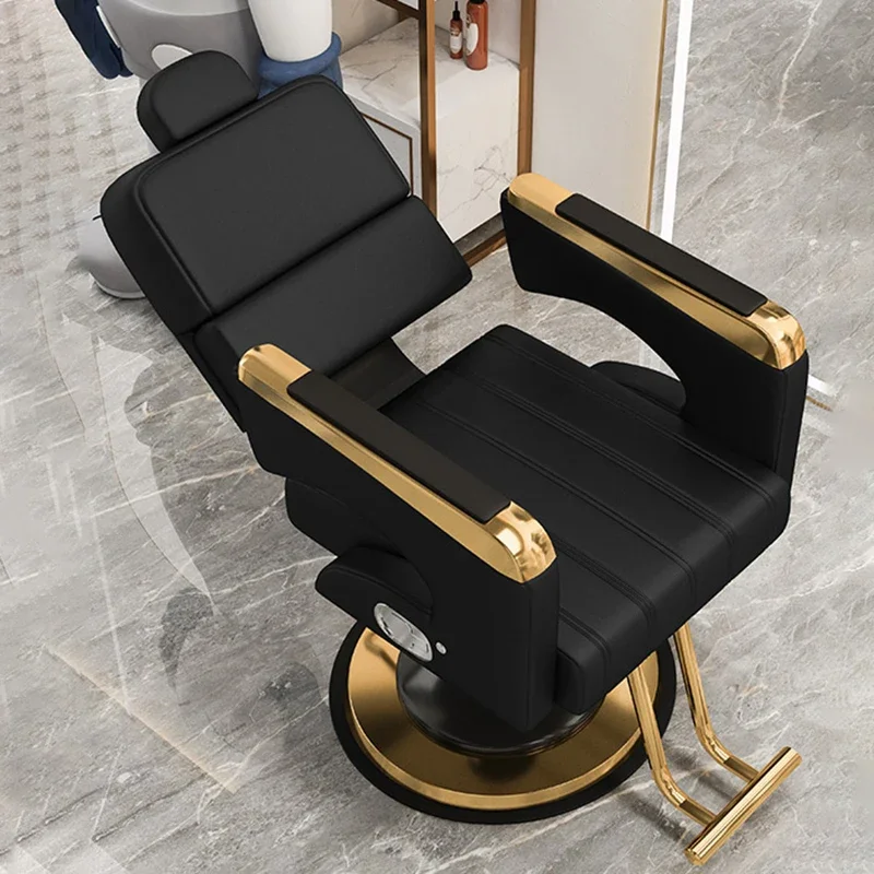 kf-S3a352efa961244e79cb7f8a1b2aa849cf Barber Shop Barber Chair, 360° Rotatable, Hydraulic Lift Chairs, New Design, Customizable Hair Salon Store Furniture Wholesale - Image 1