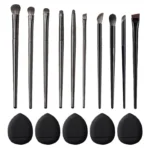 Soft Bristle Eyeshadow Brushes 10-piece Set Eye Makeup Smudge Undercover Eyeliner Blade Eye Detail Small Makeup Brushes