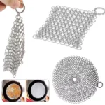 3 Size Kitchen Cleaning Stainless Steel Cleaner Scrubber Reusable Washing Net Rust Pot Remover Cleaning Tool for Home