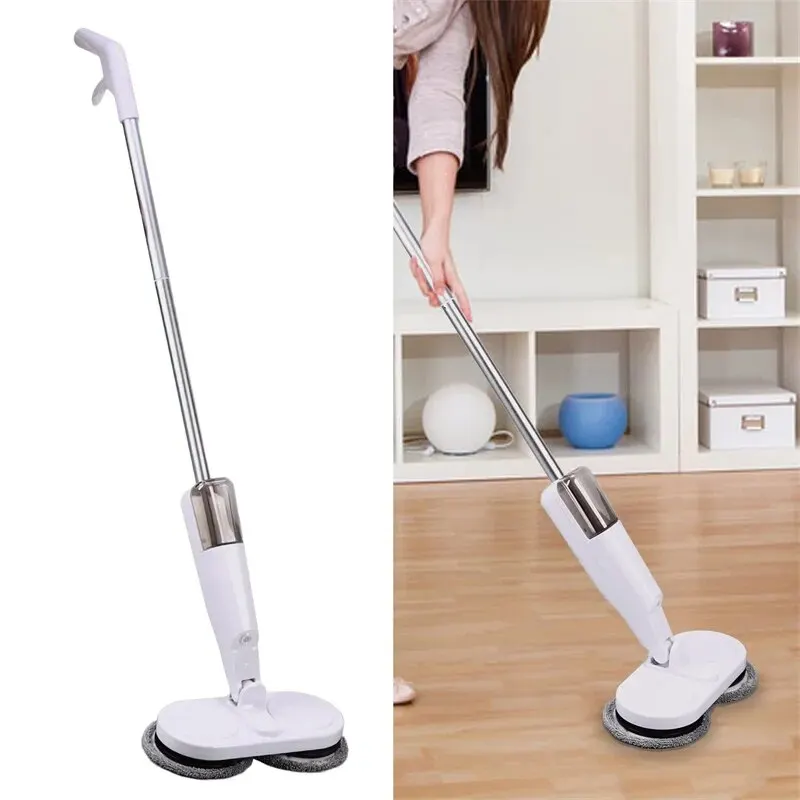 kf-S3c26470523224188b1099d6ec0892e9dp Wireless Electric Spin Mop Cleaner Automatic 2 in 1 Wet & Dry Home Cleaner Car Glass Ceiling Door Windows Floor Scrubber Machine - Image 1