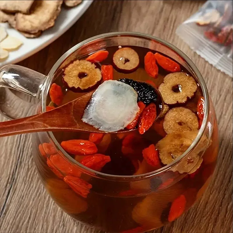 kf-S411274164be84fbb87e9078a653f7f46c 30 bags of Ginseng Six Treasures Tea - Traditional Chinese Herbal Medicine, Natural Ingredients, Nourishing Kidney Health - Image 1