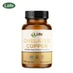 Liife Chelated Copper Supplement–Essential Trace Mineral For Bone,Skin,Nutrient Absorption,120 Capsules,120-Day Supply,Made In