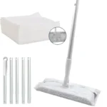 Home Electrostatic Dust Collector Mop Foldable Long Handle With Disposable Vacuum Paper Floor Household Cleaning Tool