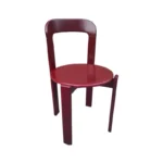 Viral Rey Dining Chair Mid-Century Solid Wood Stool French Bistro Vintage Designer Famous Home Cafe Furniture
