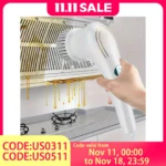 Automatic Cleaning Brush – Sponge Material, Powerful Stain Removal, Multiple Brush Heads, Handle