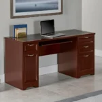 Realspace® Magellan 59"W Manager's Computer Desk, Classic Cherry