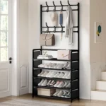 Shoe Rack for Living Room Shoe Cupboards House Entrance Cabinets Entrance Hall Furniture Shoerack Freestanding Shoe-shelf Black