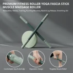 Yoga Fascia Stick Muscle Relaxation Massage Roller Bar for Leg Stretching and Release Fitn and Yoga Stretching Aid Equipment ﻿