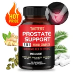 Saw Palmetto Capsules with Ginger Root - Prostate Health Hair Supplement Urinary Health