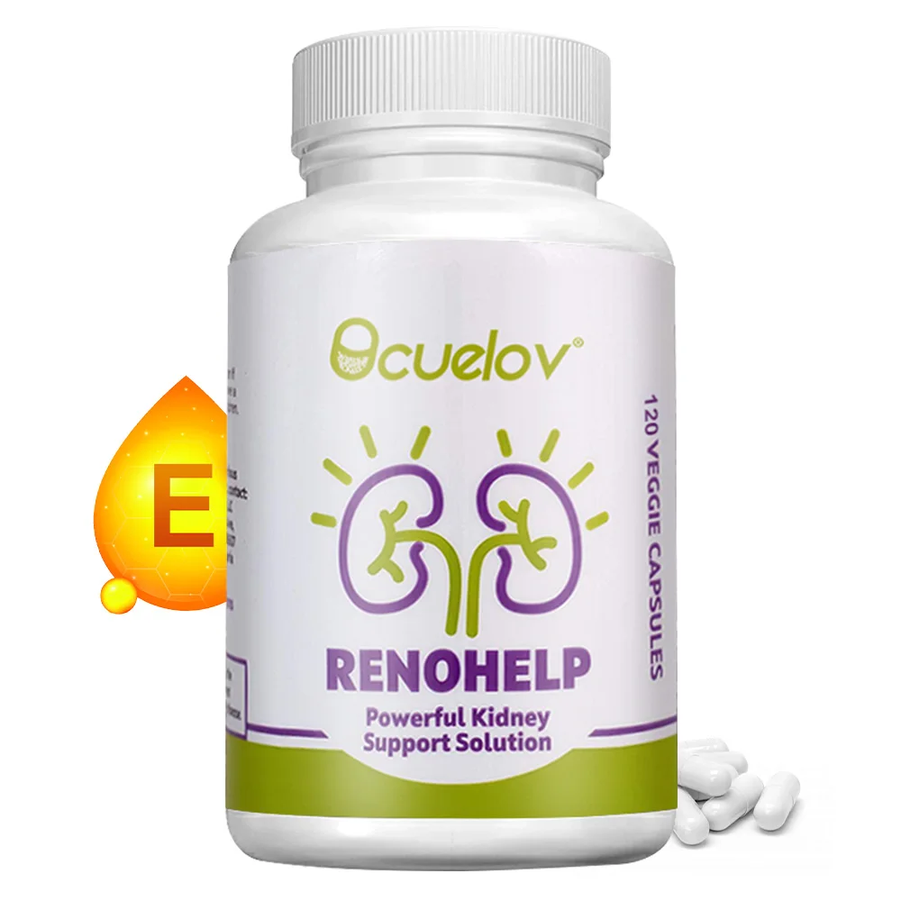 kf-S70eb86dc62314e039b6ef66e7f973199j Natural Kidney Support Supplement - Supports Kidney Health and Cleanse Repairs Damage & Normal Function,120 Capsules - Image 1